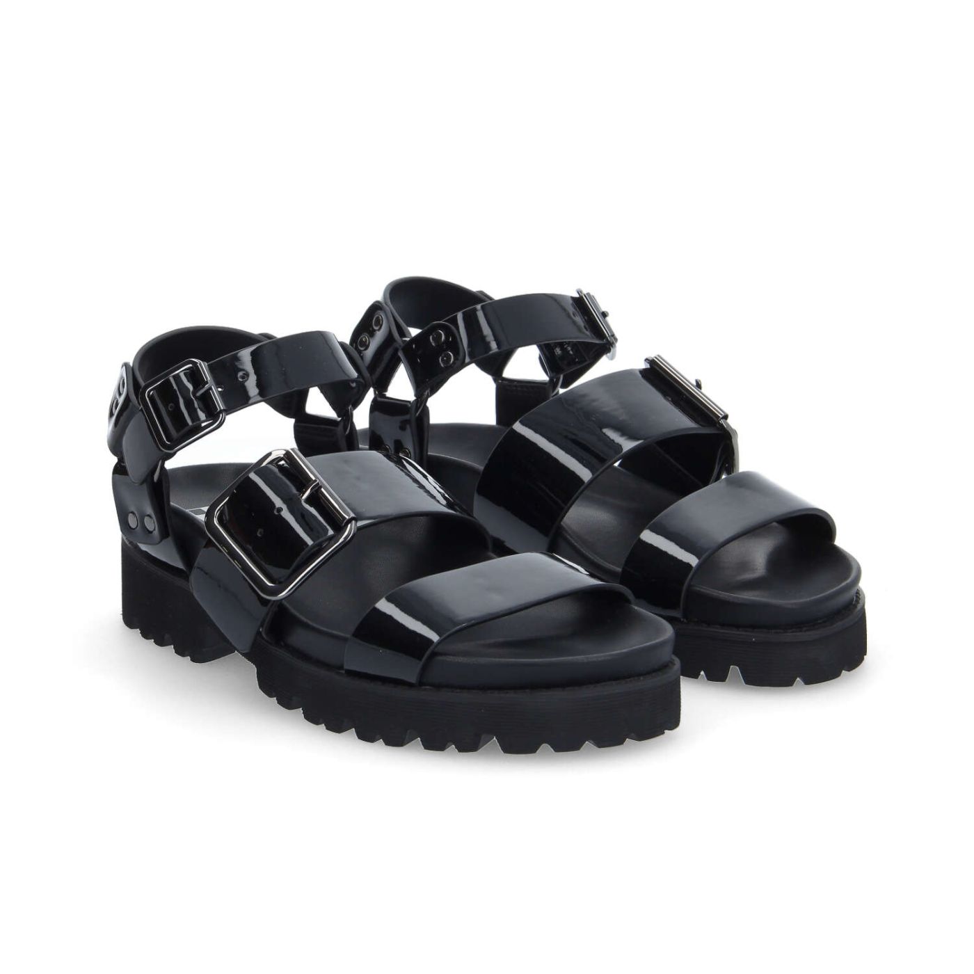 JUNE ANKLE W - PATENT - NOIR